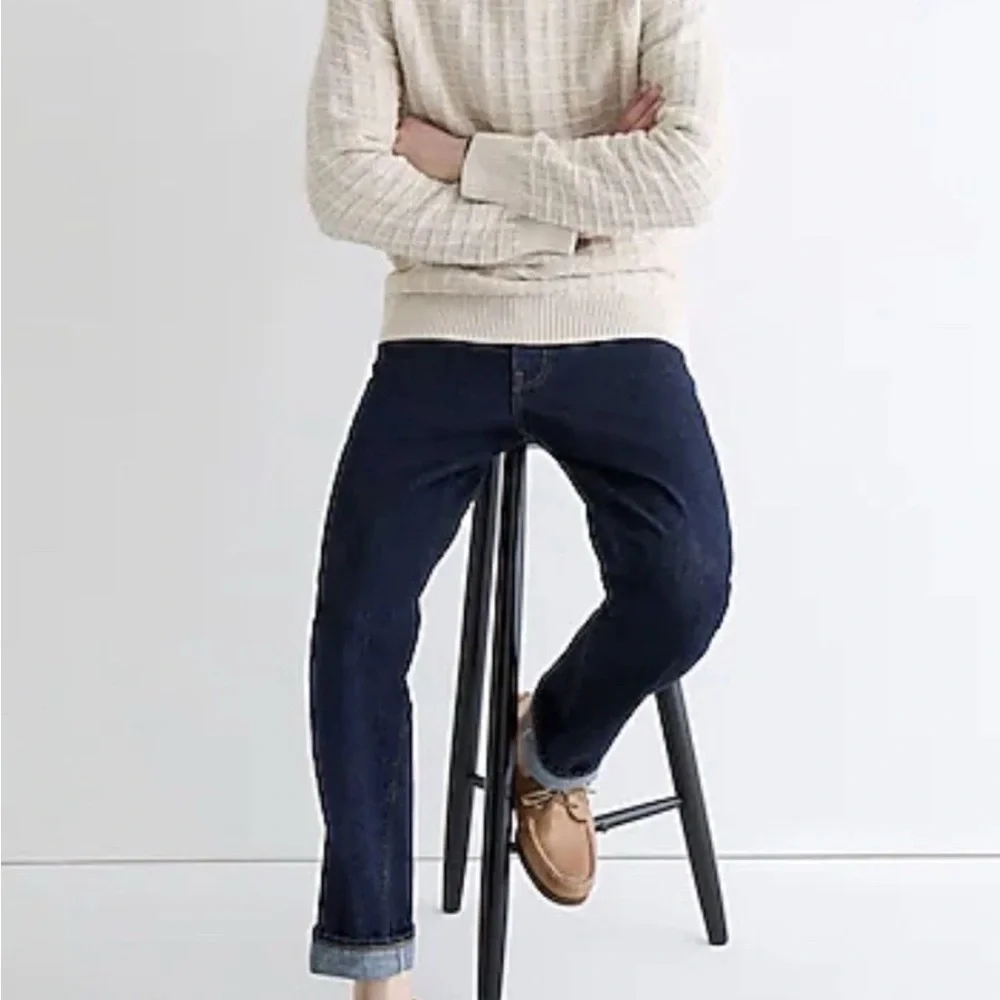 JCrew Classic Cream Men's Sweater- Size Large-EUC
